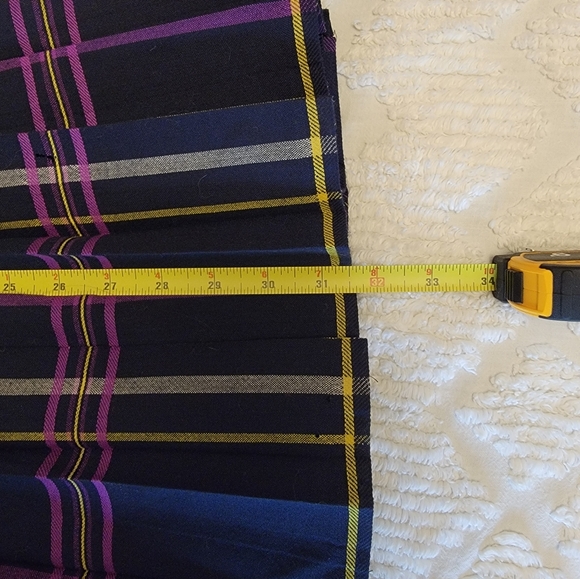 Vintage plaid midi skirt - Picture 5 of 8